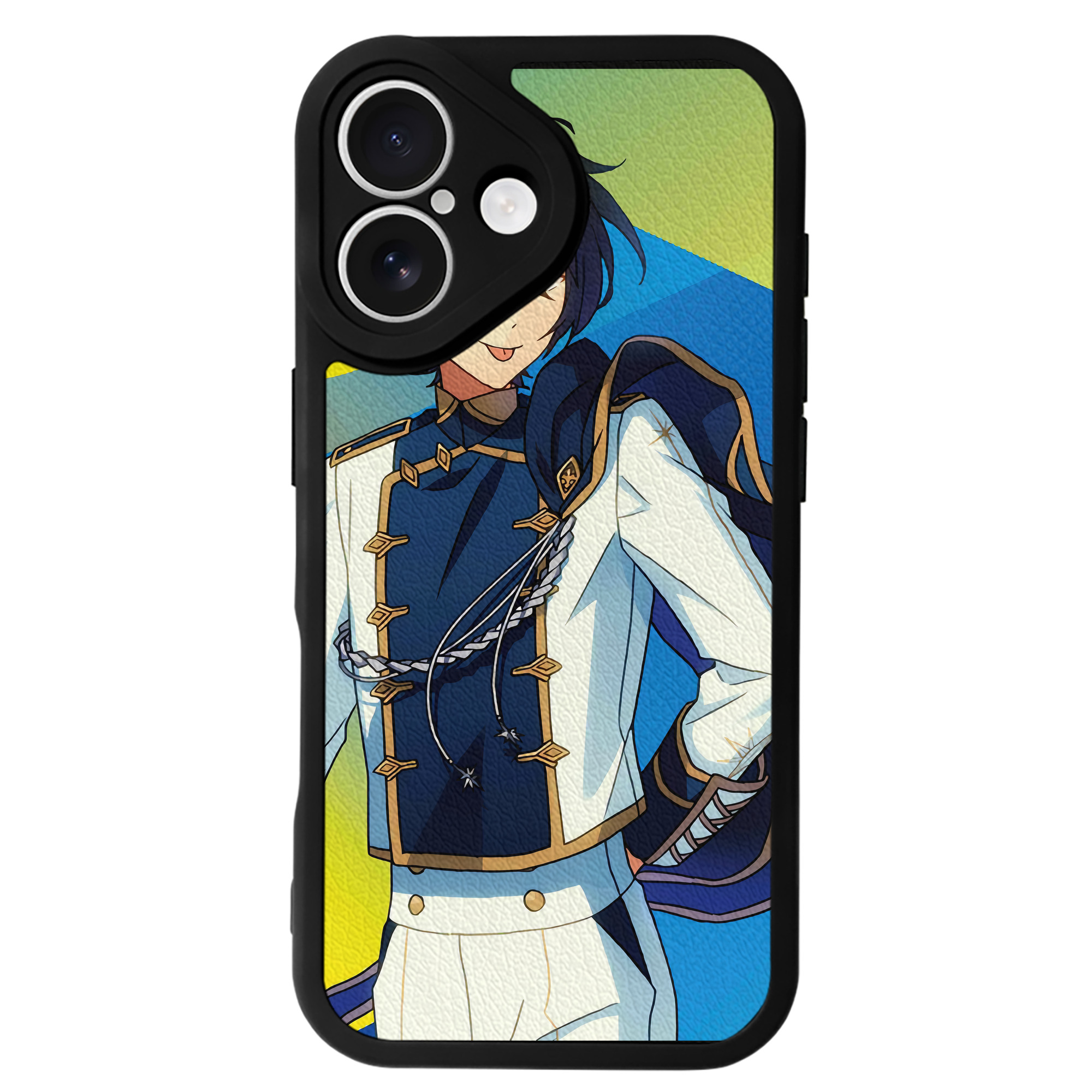 （画像用） あんさんぶるスターズ! Ensemble Stars 【iPhone 16シリーズ対応】シリコンスマホケース（レザー調） 材質：シリコン